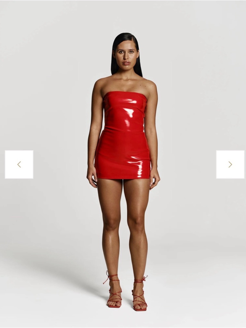 Cultnaked  Killa jumpsuit in Red Patent, size M